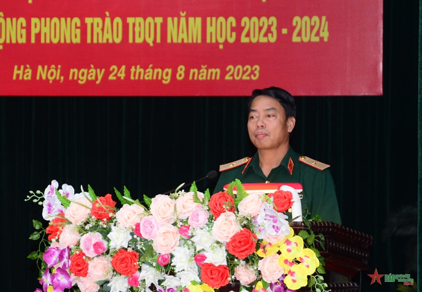 Trường Sĩ quan Đặc công tổng kết năm học và phát động Phong trào Thi đua Quyết thắng năm học mới